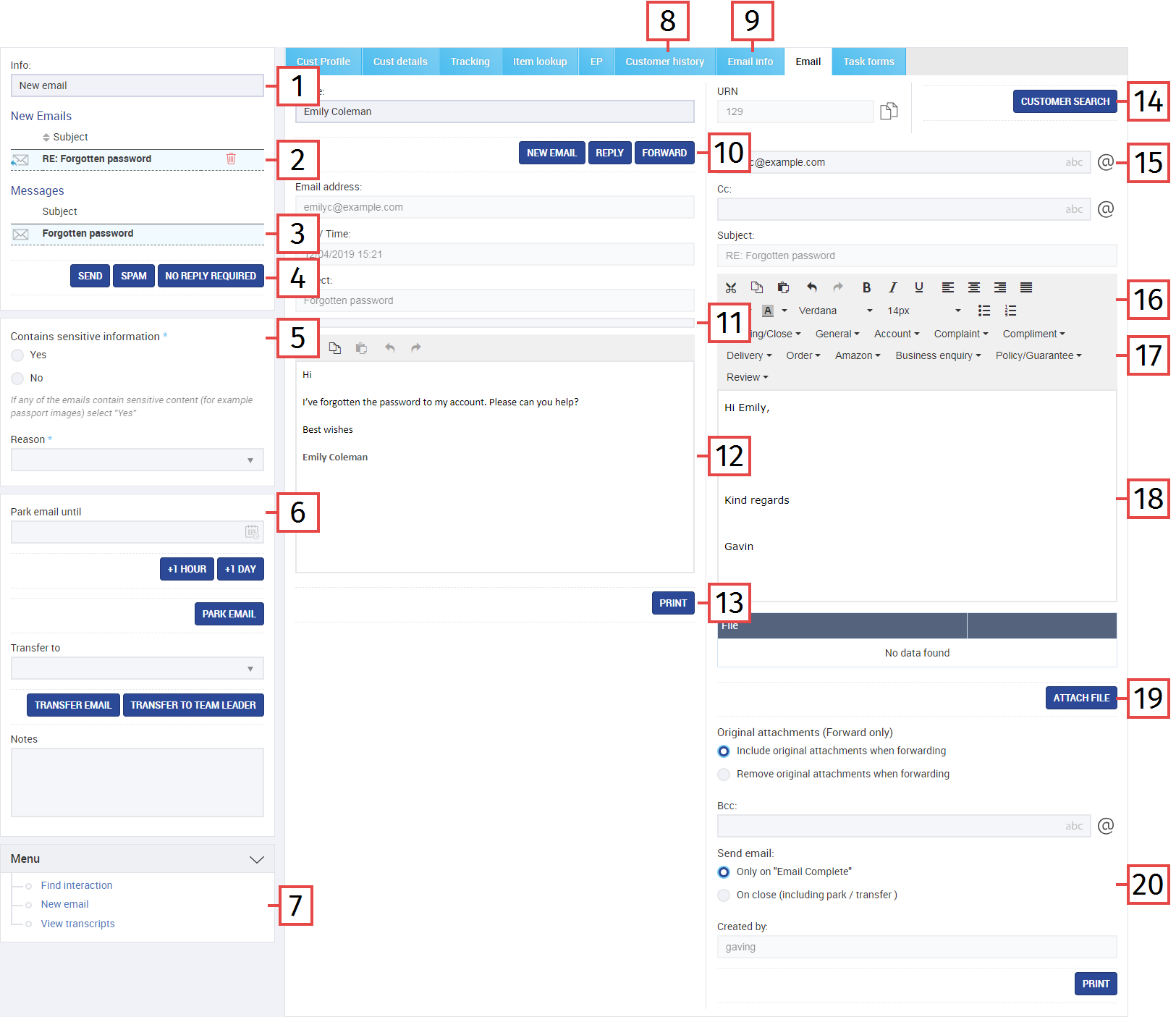 Advanced email handling in Syntelate XA Advanced email handling in Syntelate XA